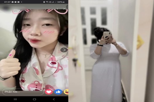 Clip 18+ mới cô sinh viên Trần Linh áo dài