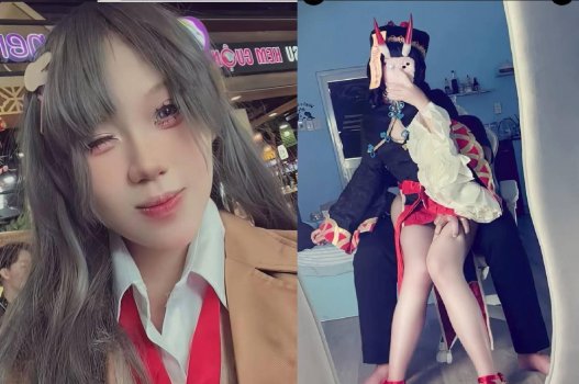 Cô gái cosplay lộ video sex lén quan hệ với bạn thân người yêu