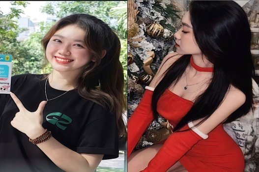 Cô gái trẻ bên bạn trai nổi bật trong clip gợi cảm