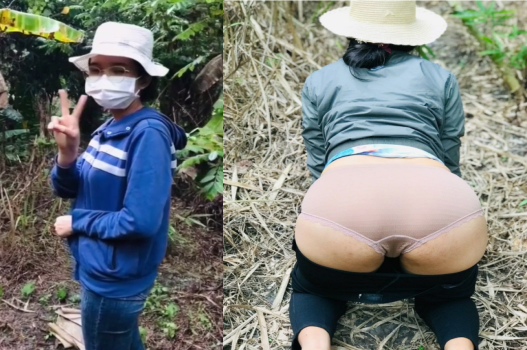 Cô thôn nữ mê quan hệ ngoài vườn